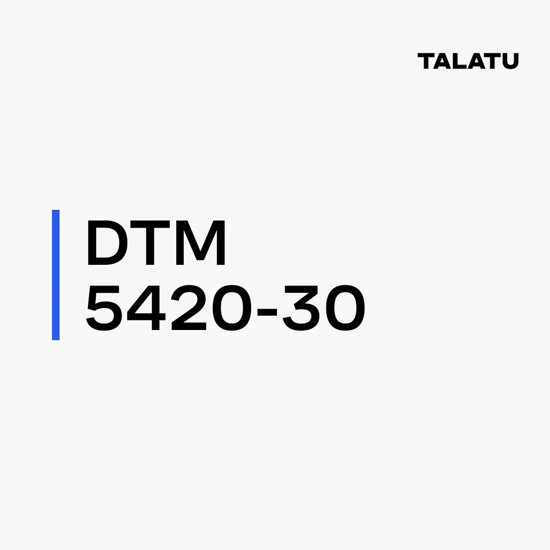 TALATU DTM 5420-30